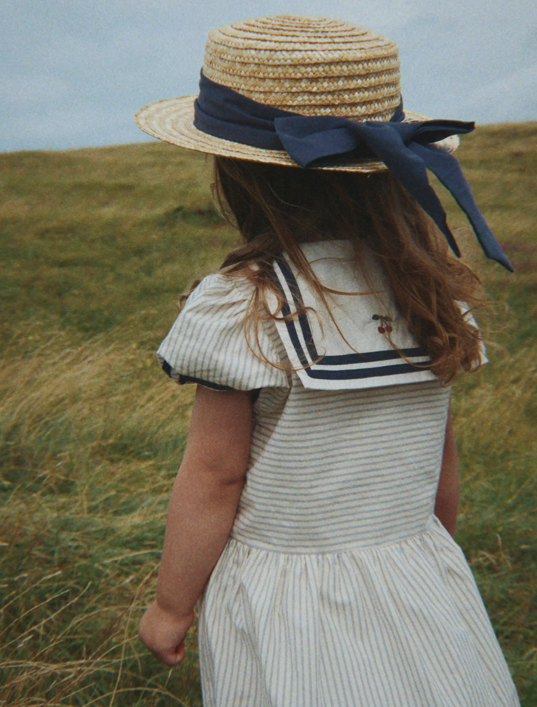 Allie Sailor Dress in Bleu Stripe - Image 4