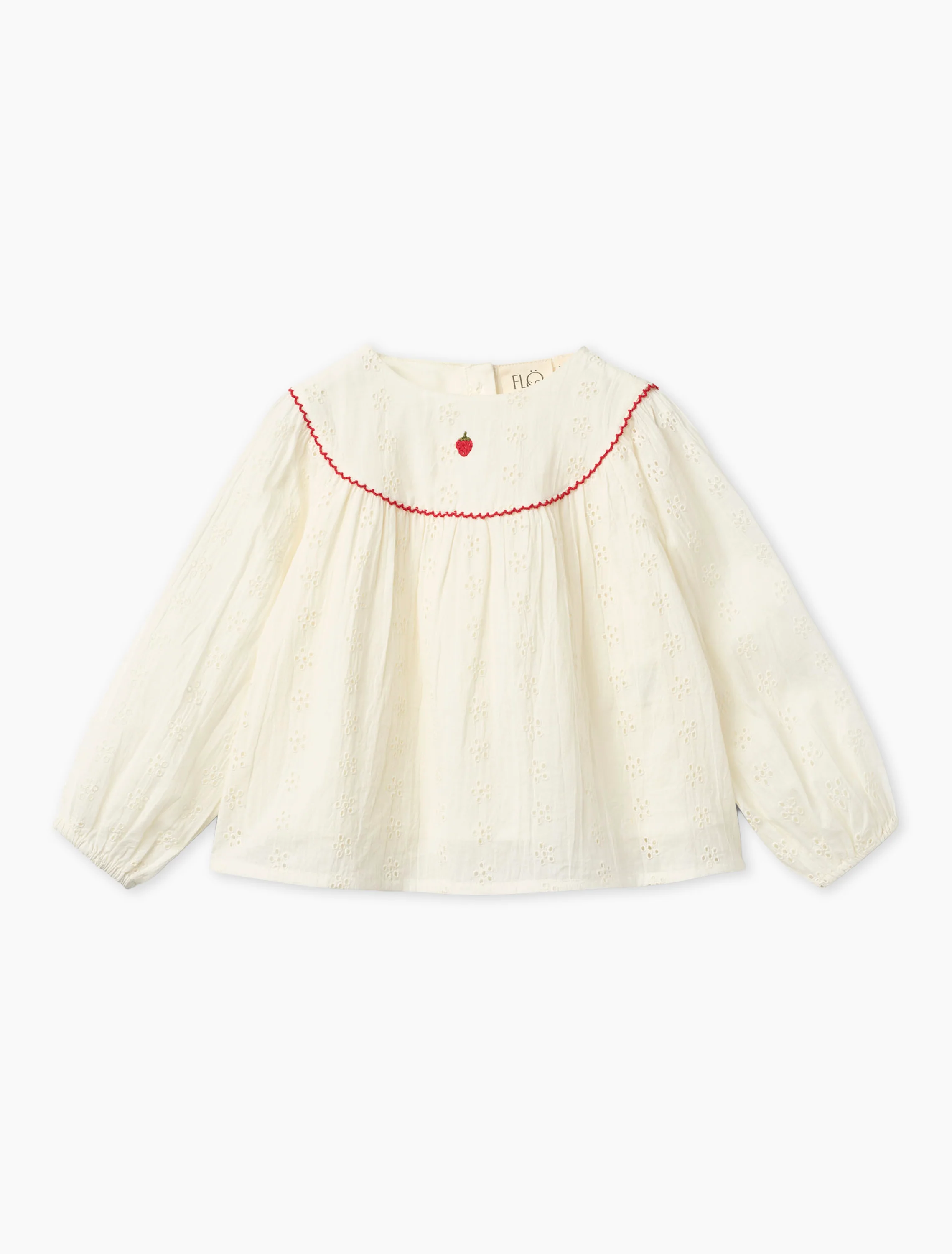 Claire Blouse in Ivory White