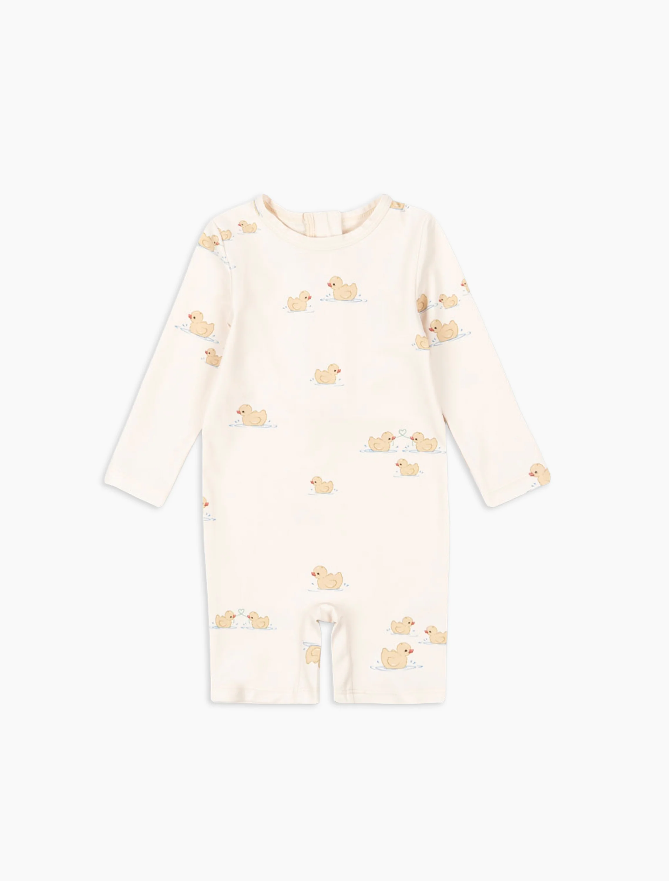Como Long-Sleeve Swim Onesie in Fanga Mio