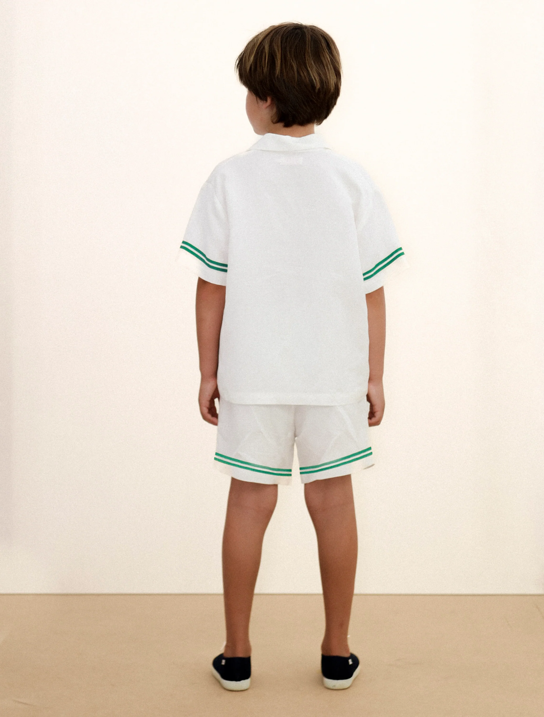 Daisies Linen Shirt in Off-White - Image 3