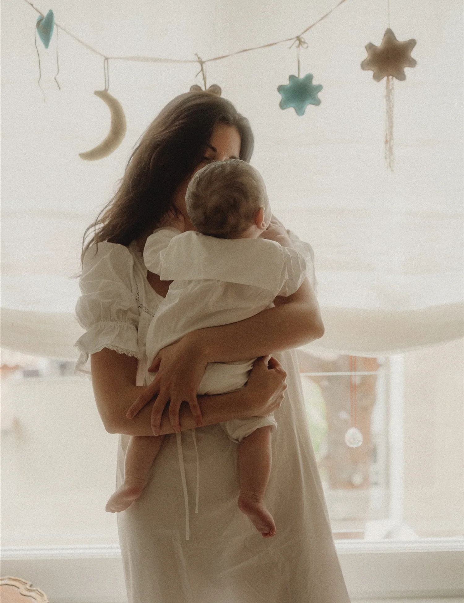Fern Overall Pajama in Timeless White - Image 3