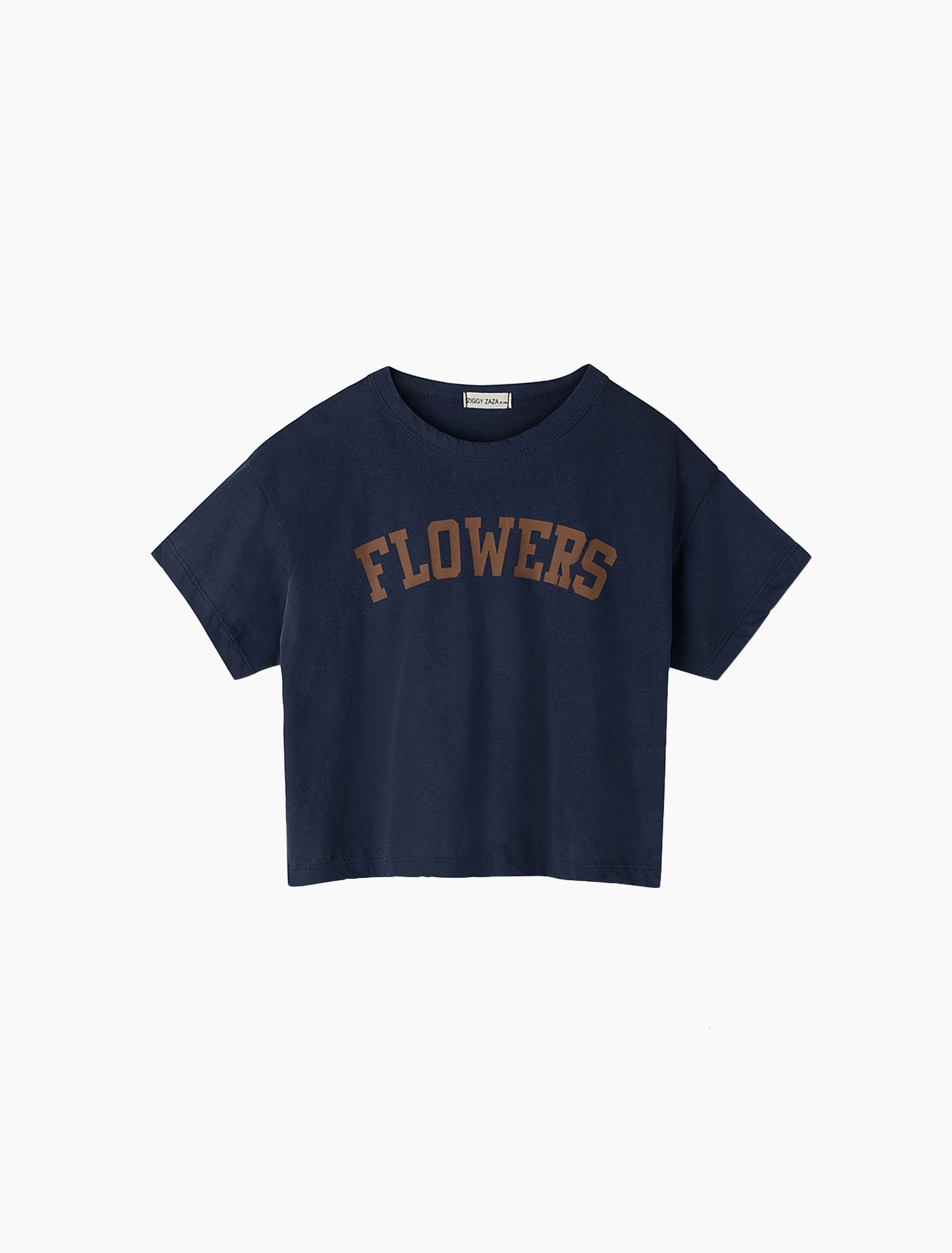 Flowers Tee in Midnight