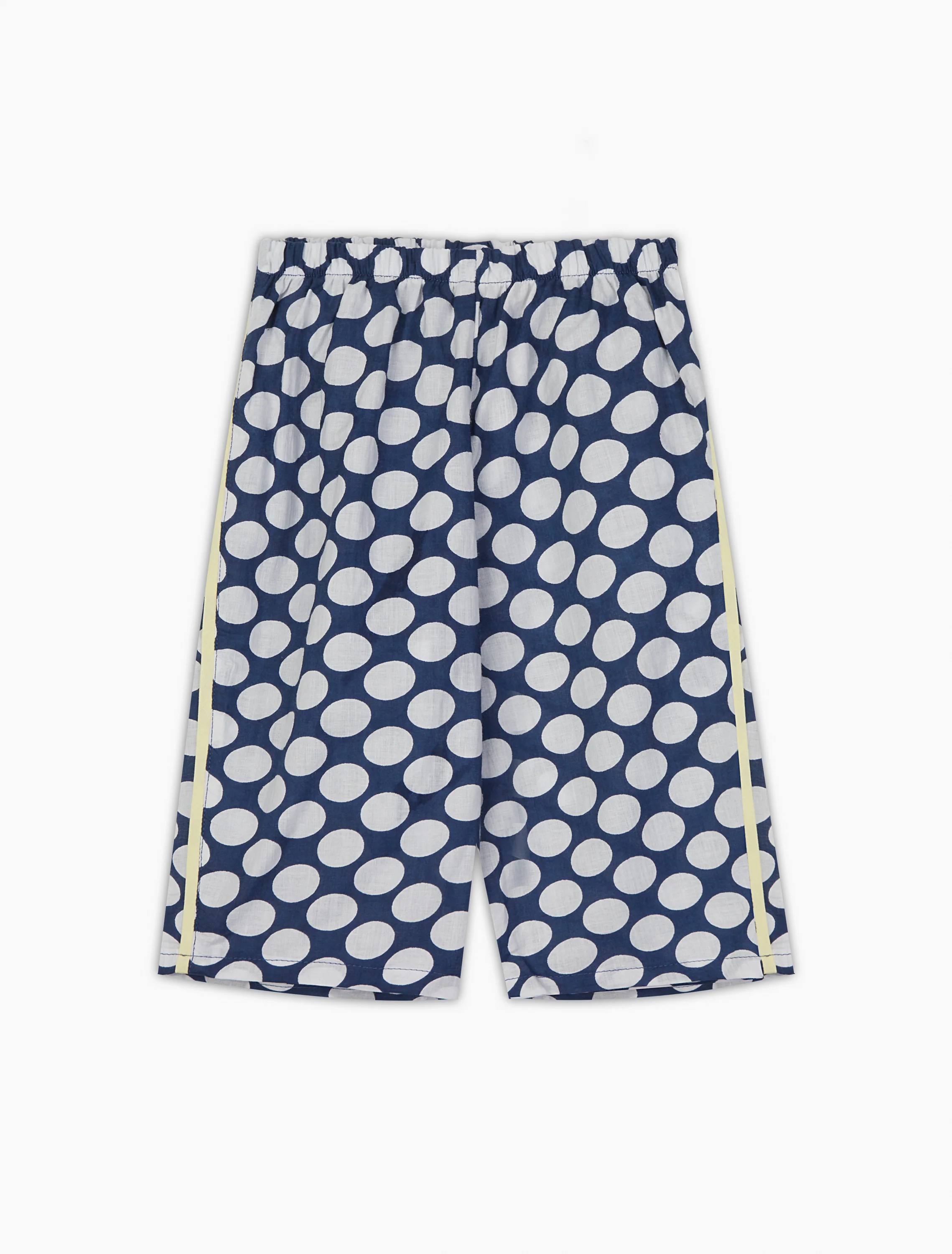 Indigo Pants in White Dot