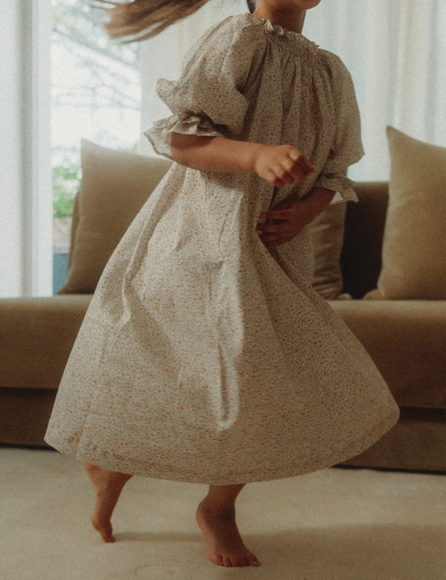 Iris Nightgown in Spring Floral - Image 8