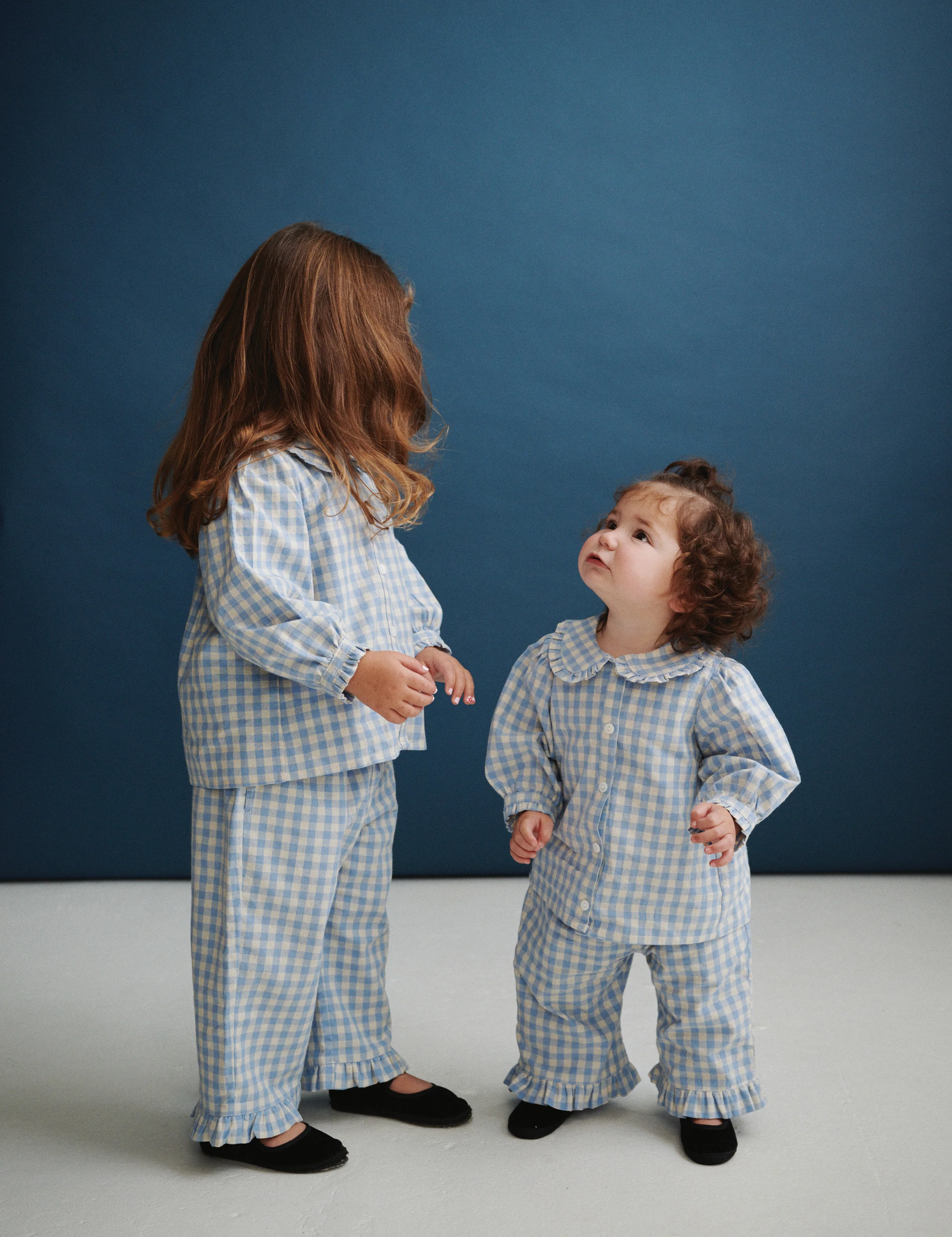 Joni Blouse in Bluebell Check - Image 5