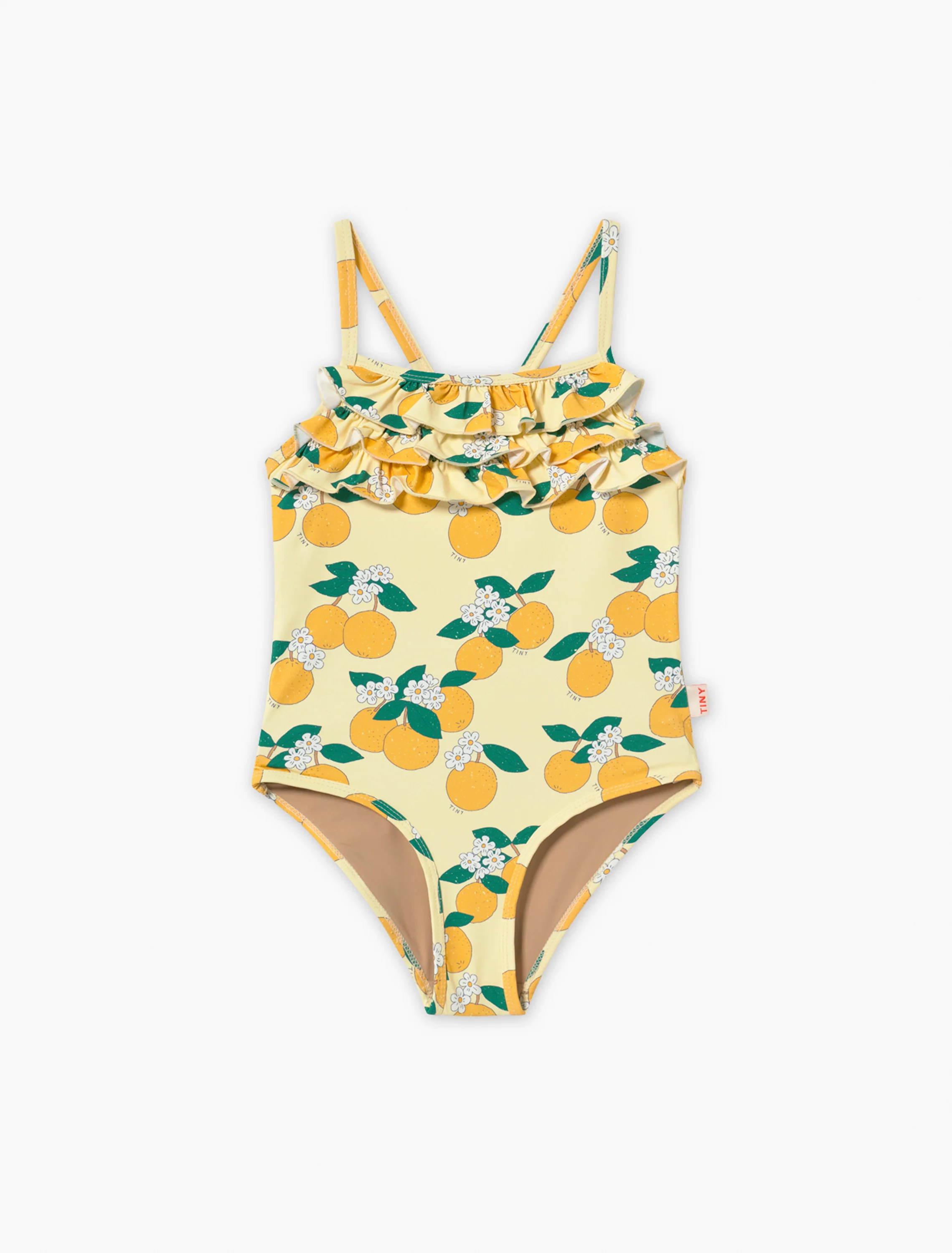Oranges Swimsuit in Pastel Yellow