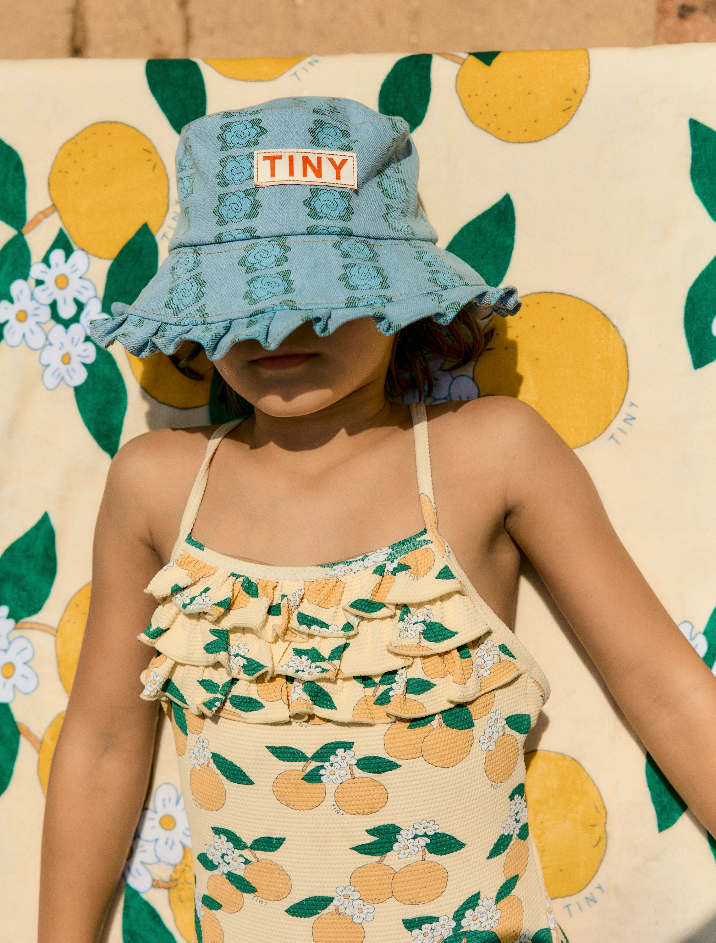 Oranges Swimsuit in Pastel Yellow - Image 2