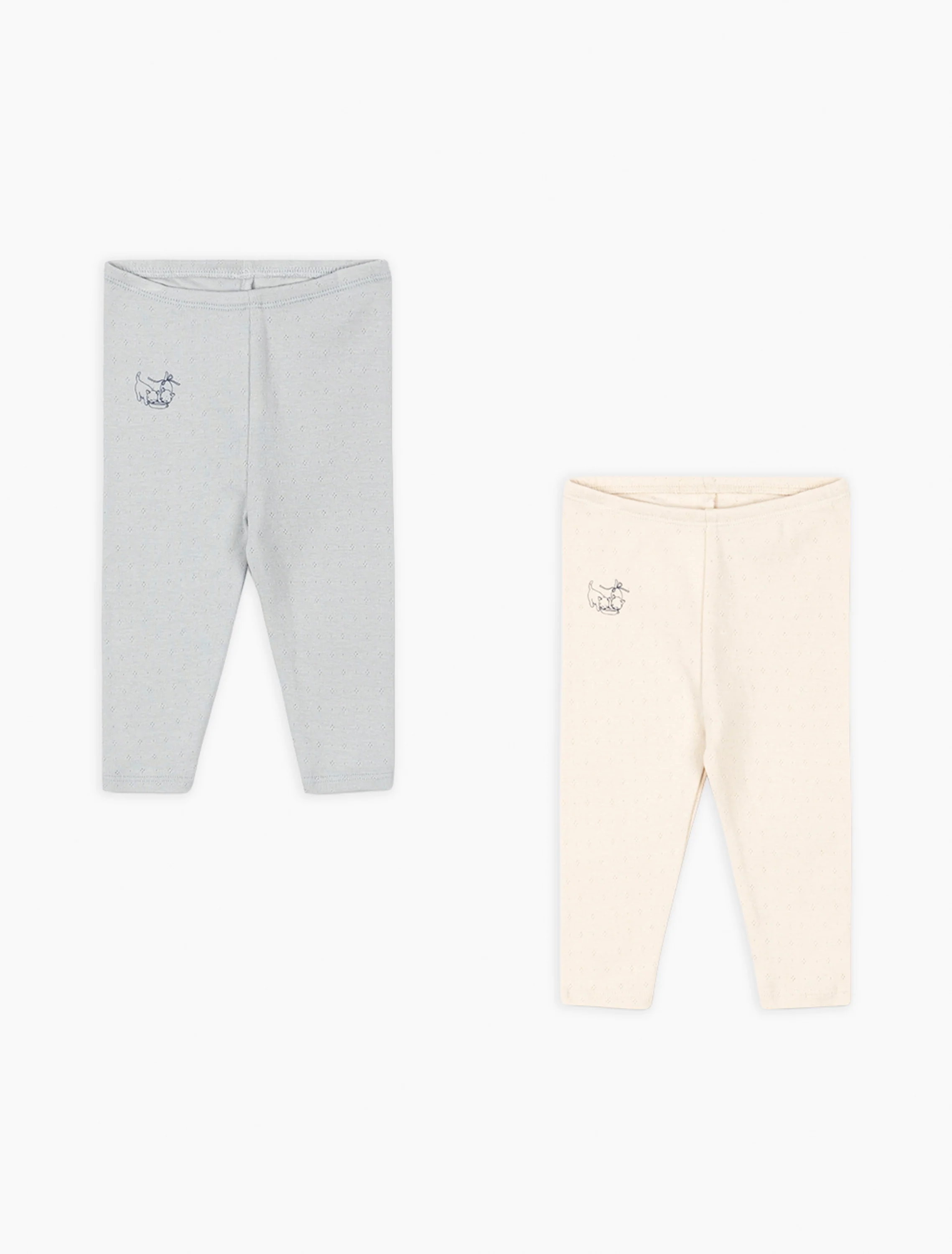 Perla 2 Pack Leggings in Buttercream/Pearl Blue