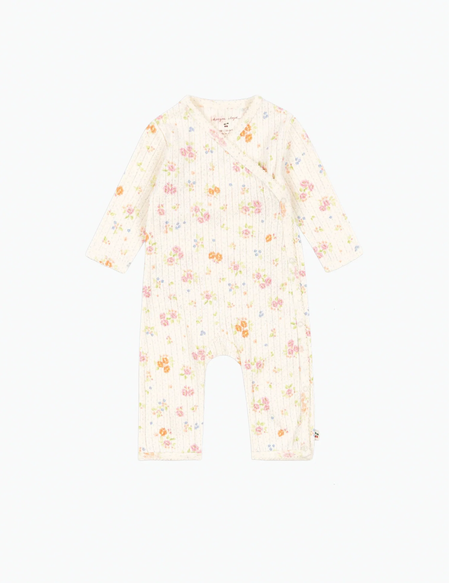 Pointelle Minnie Kimono Romper in Nonoka