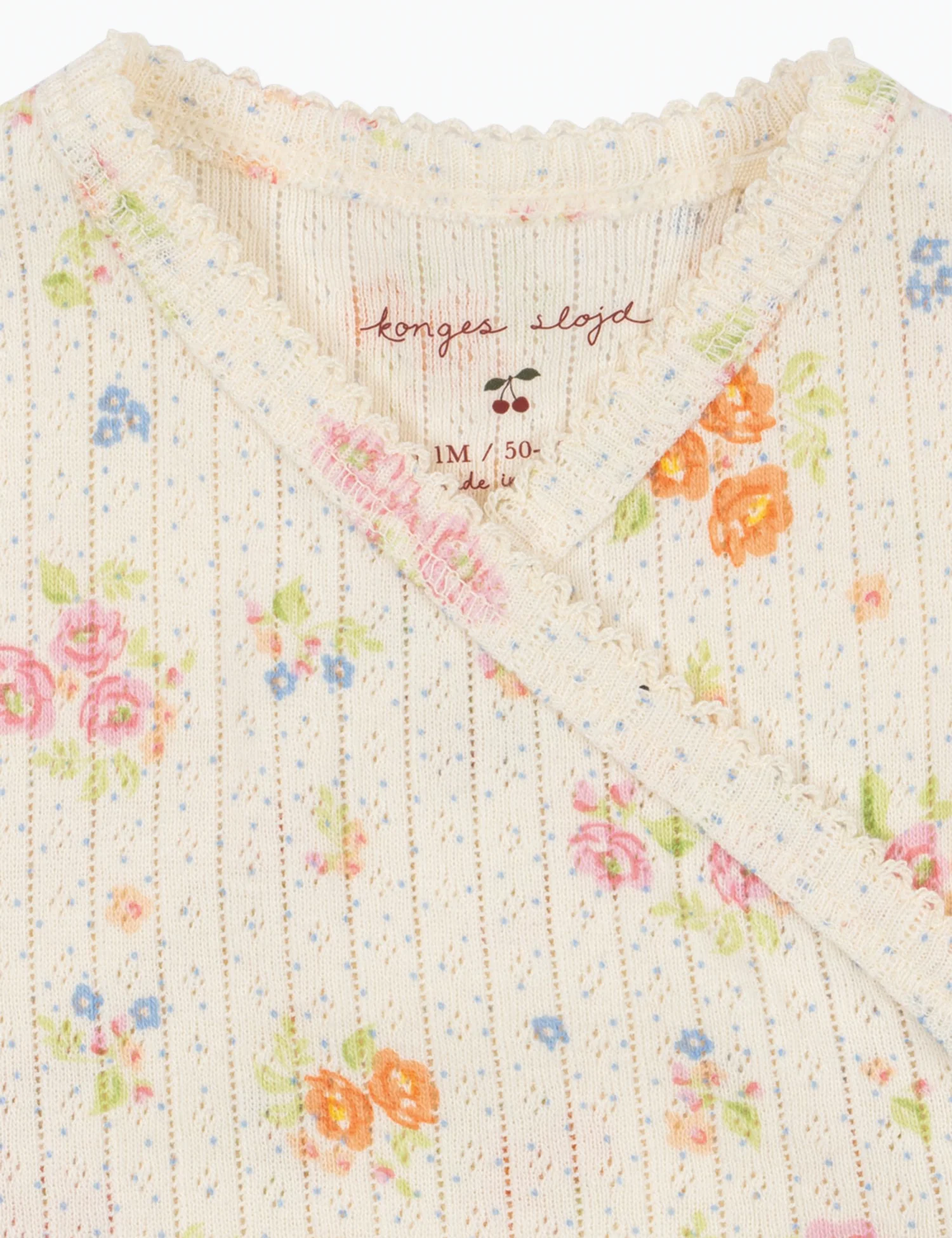 Pointelle Minnie Kimono Romper in Nonoka - Image 5