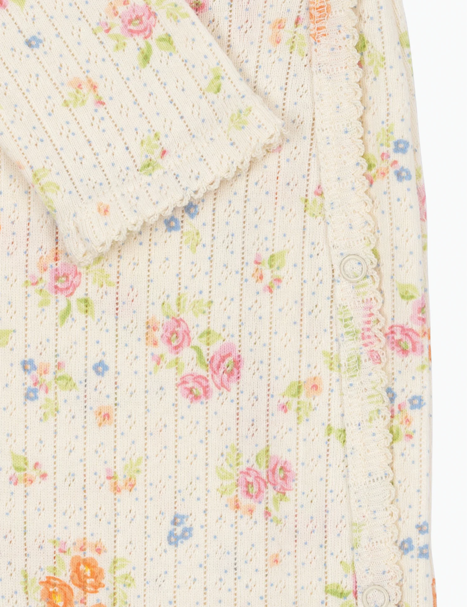 Pointelle Minnie Kimono Romper in Nonoka - Image 6