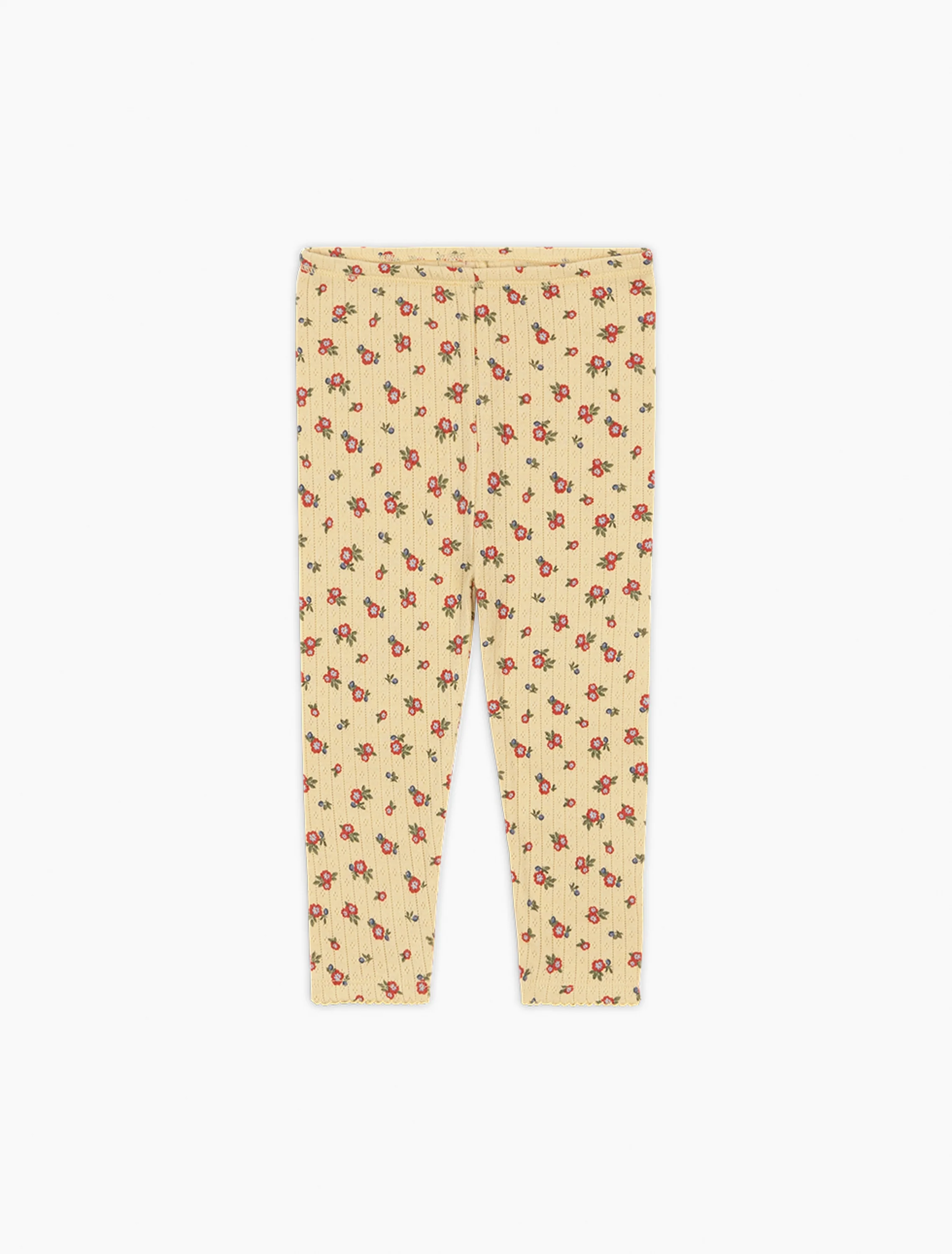 Pointelle Minnie Leggings in Carmona