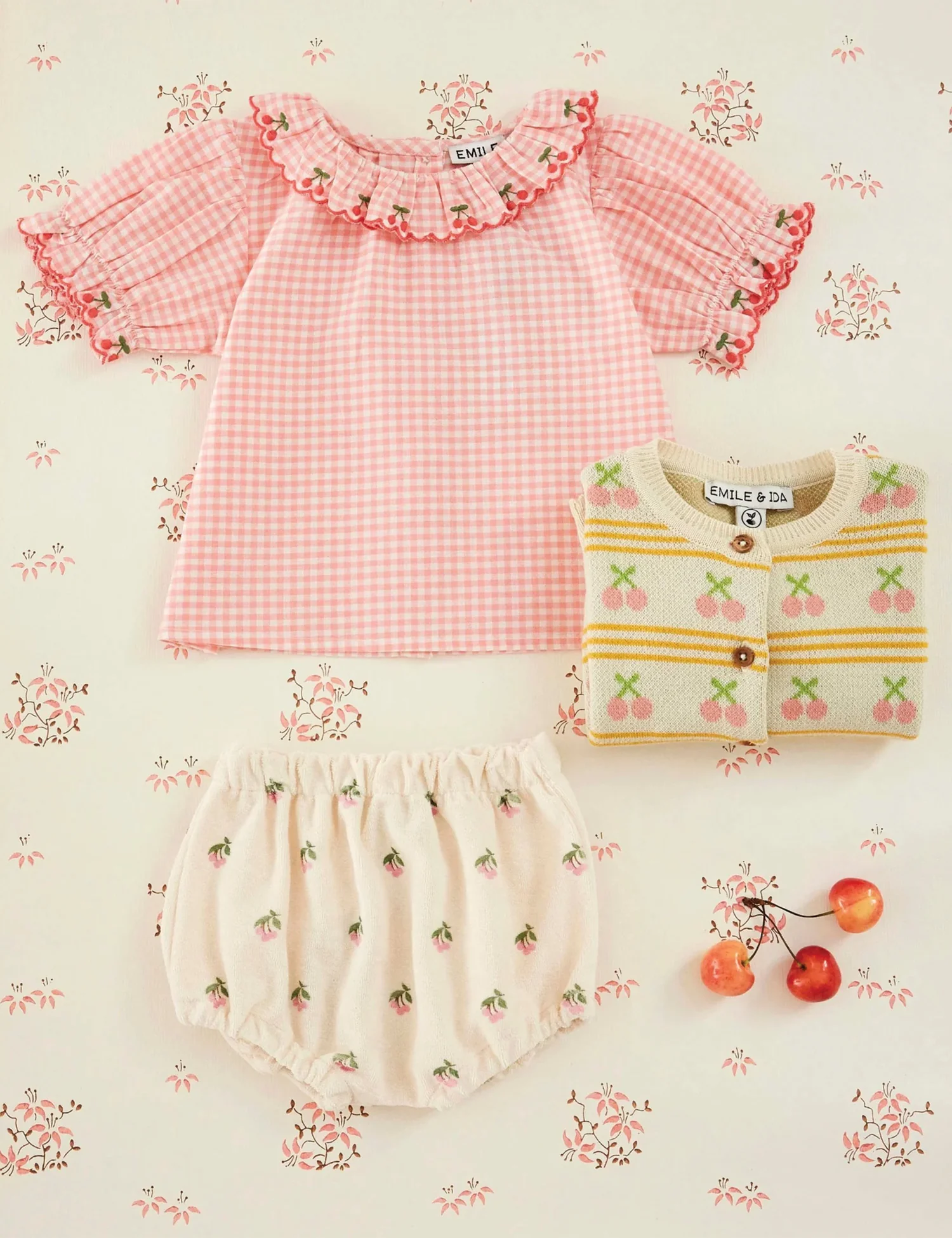 Printed Bloomer in Cerisette Creme - Image 2