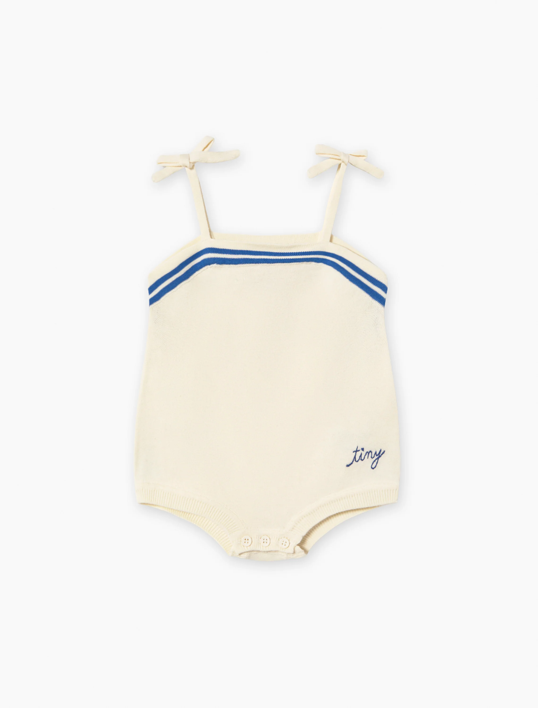 Stripes Straps Body in Off-White