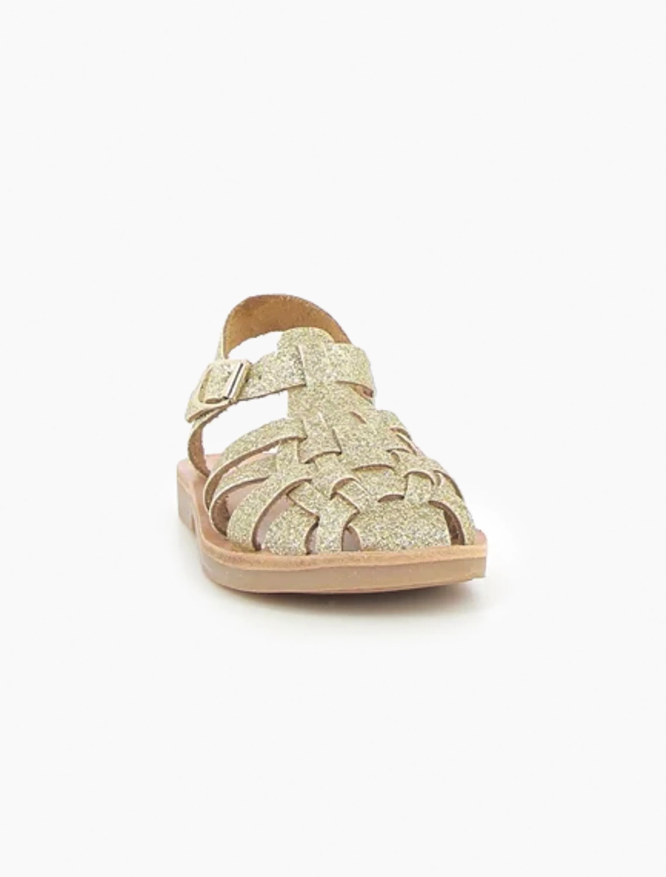 Sunshine Sandal in Gold Glitter - Image 3