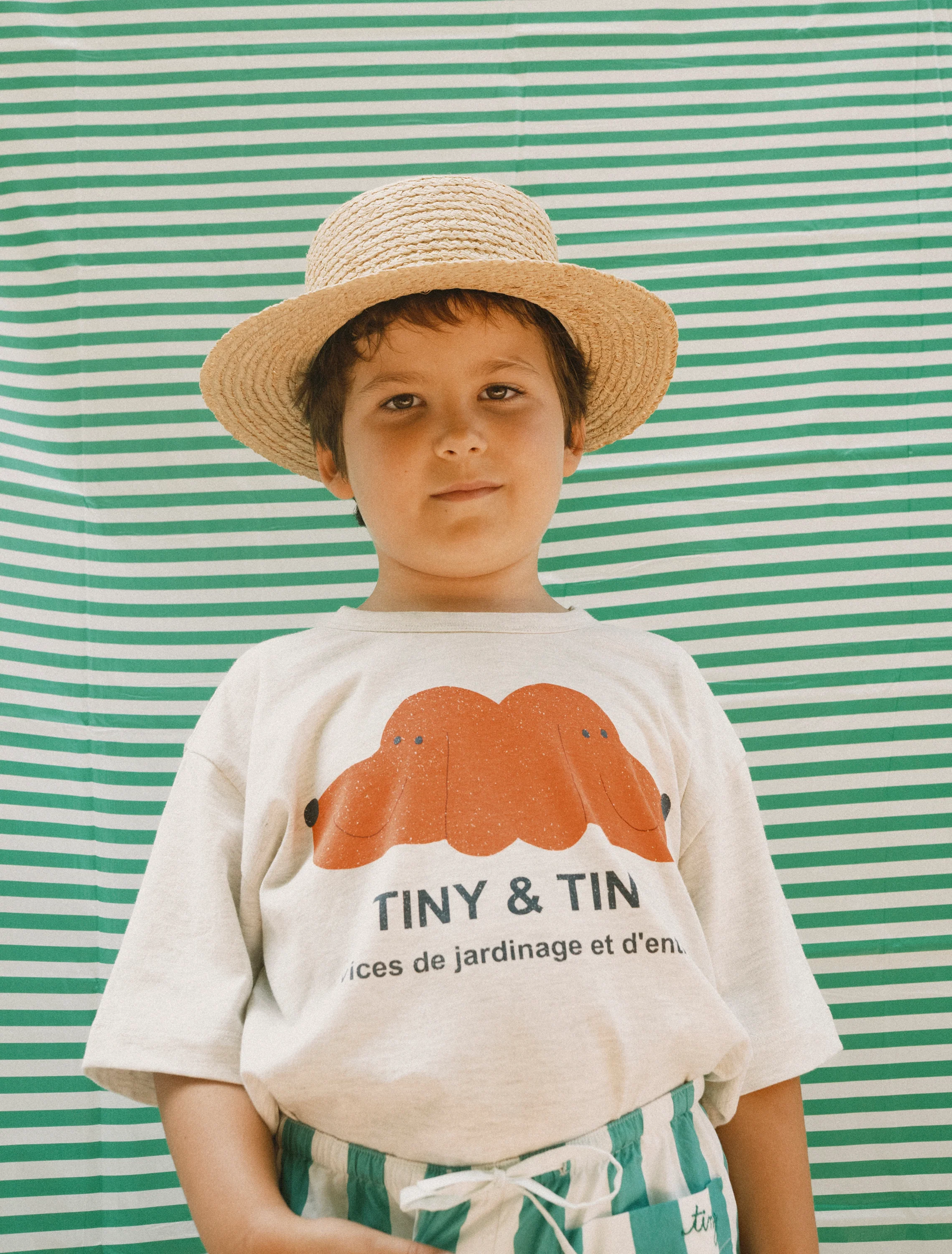 Tiny&Tiny Graphic Tee in Cream Heather - Image 2