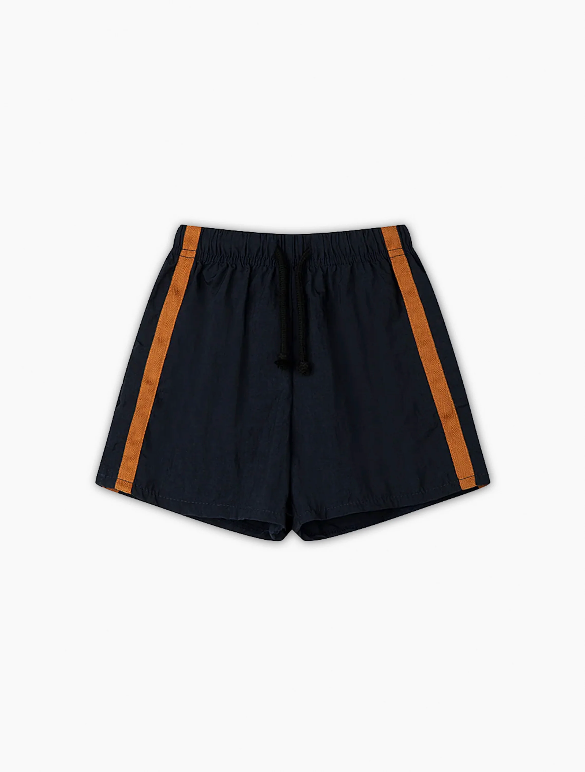 Twin Stripe Swim Short in Midnight