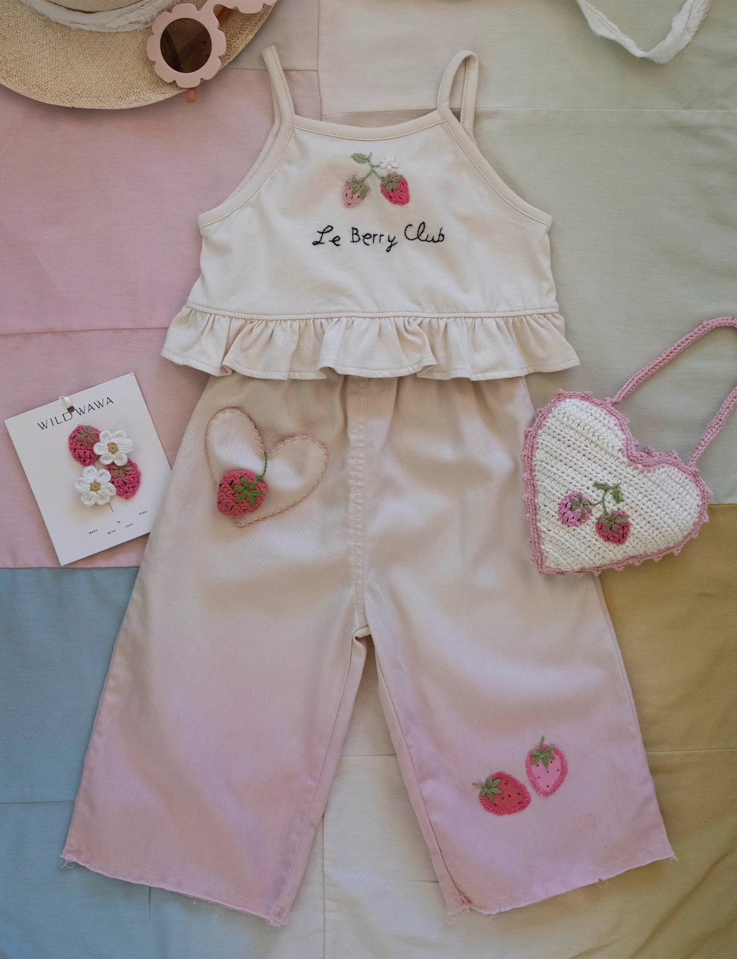 Wide-Leg Pant Set in La Berry Club - Image 5