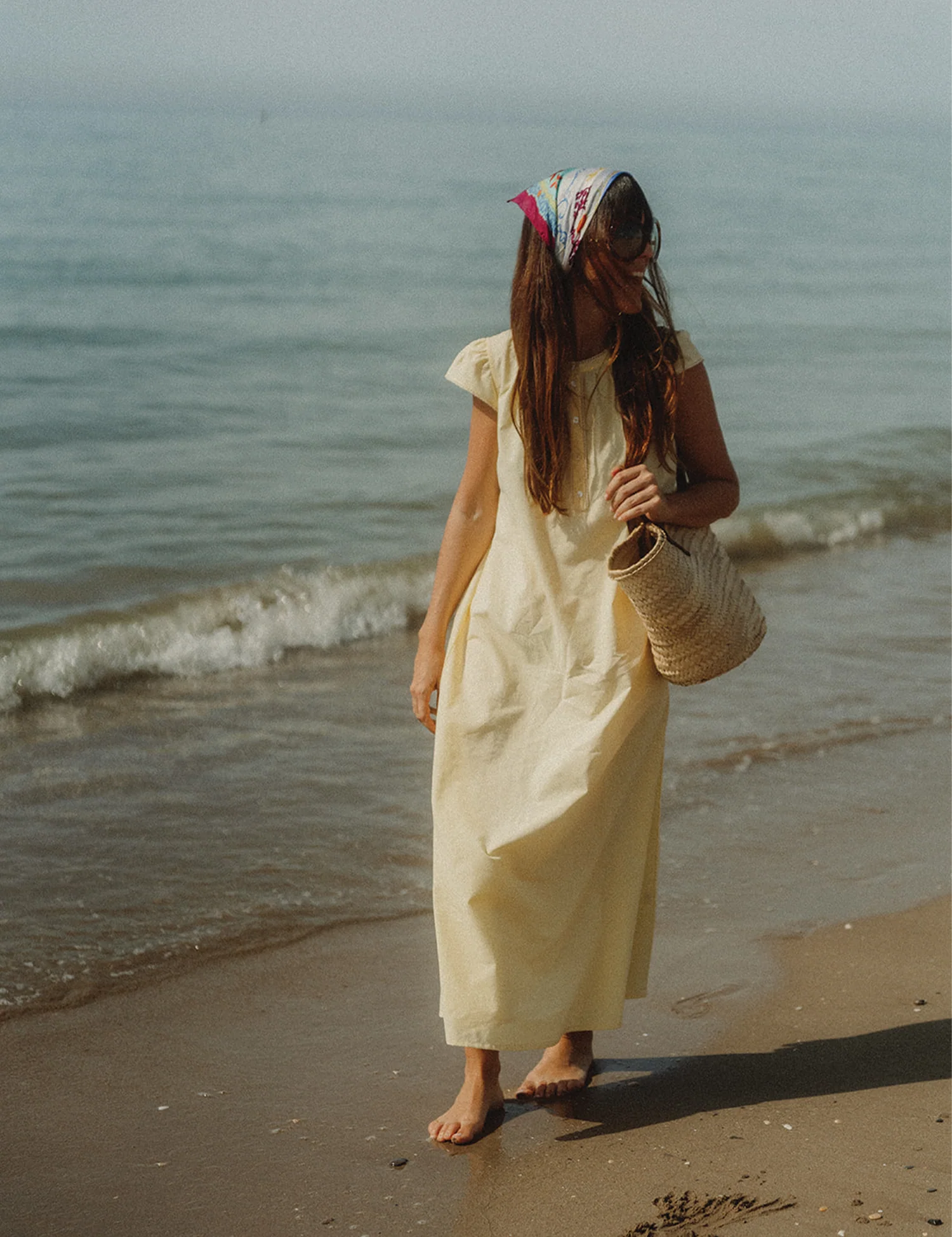 Women's Magnolia Nightgown in Buttercup Yellow - Image 3