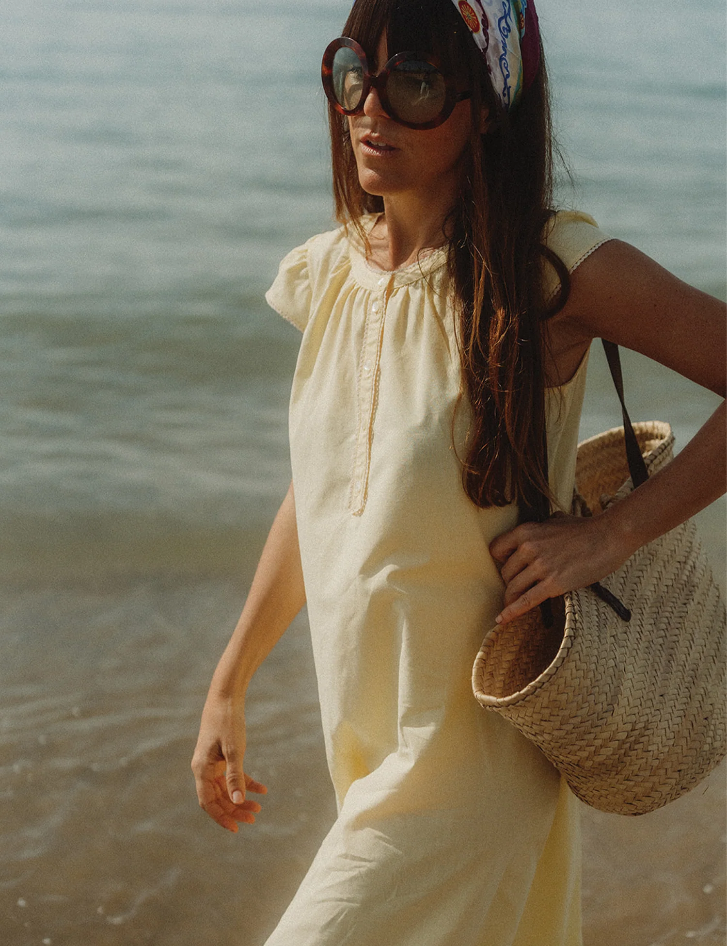 Women's Magnolia Nightgown in Buttercup Yellow - Image 4