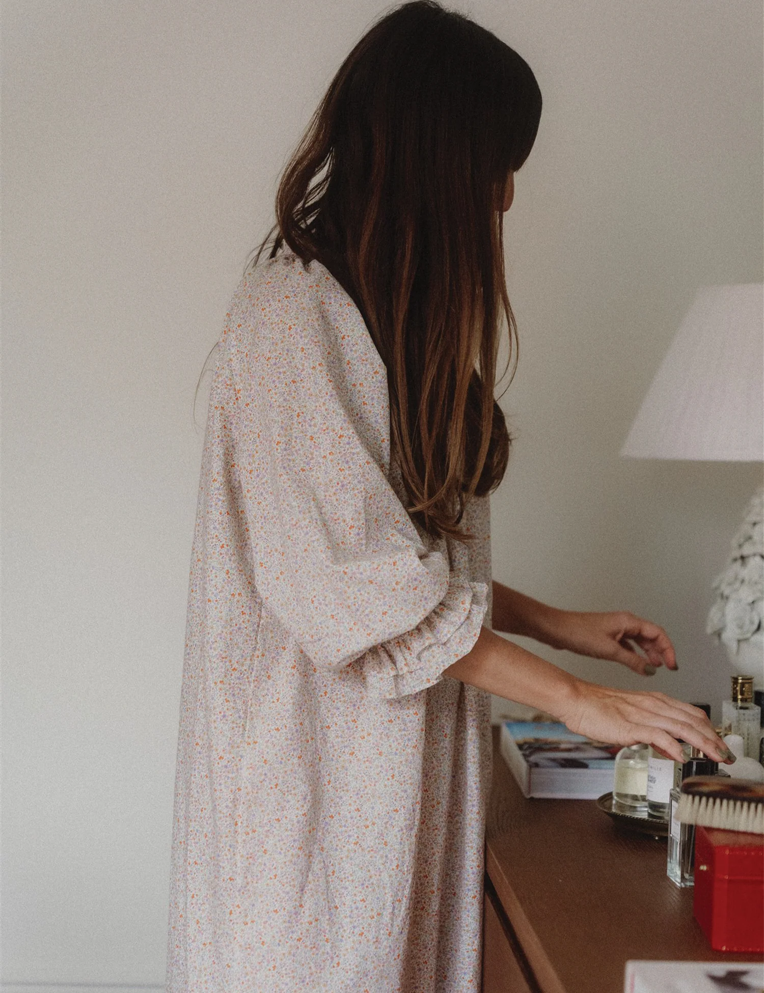 Women's Rose Nightgown in Spring Floral - Image 7